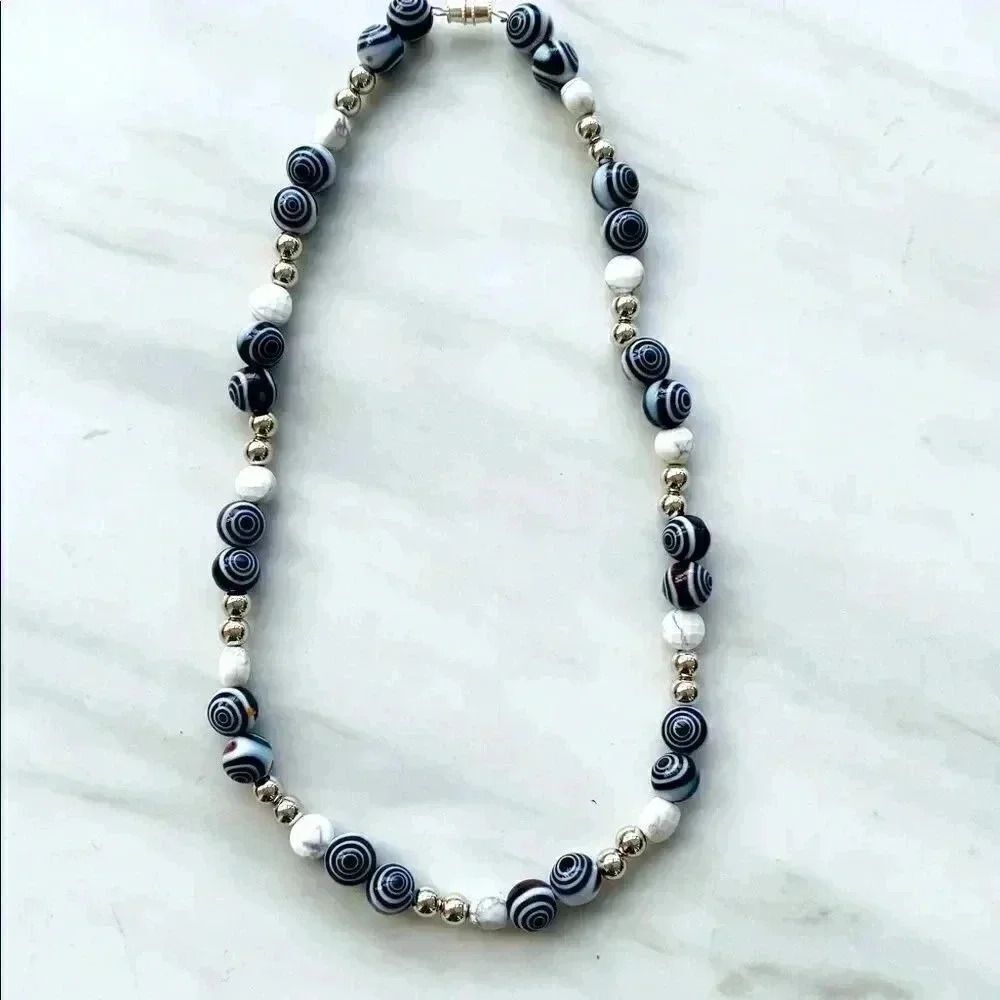 Hand Made Glass Beaded Necklace